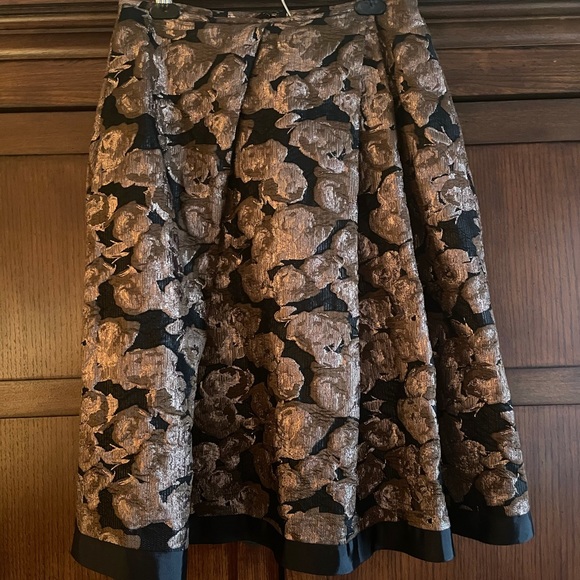 Pink Tartan Rose Gold Jacquard bubble skirt - Picture 1 of 7